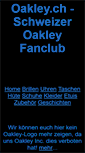 Mobile Screenshot of oakley.ch