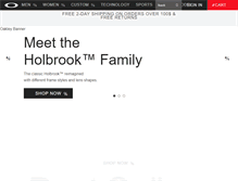 Tablet Screenshot of oakley.com