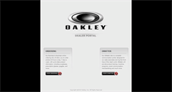 Desktop Screenshot of eudealers.oakley.com