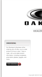 Mobile Screenshot of eudealers.oakley.com